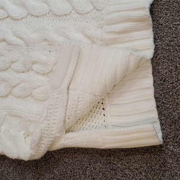 NWOT Farm Rio White Midi Sweater Dress sz M - Picture 9 of 12